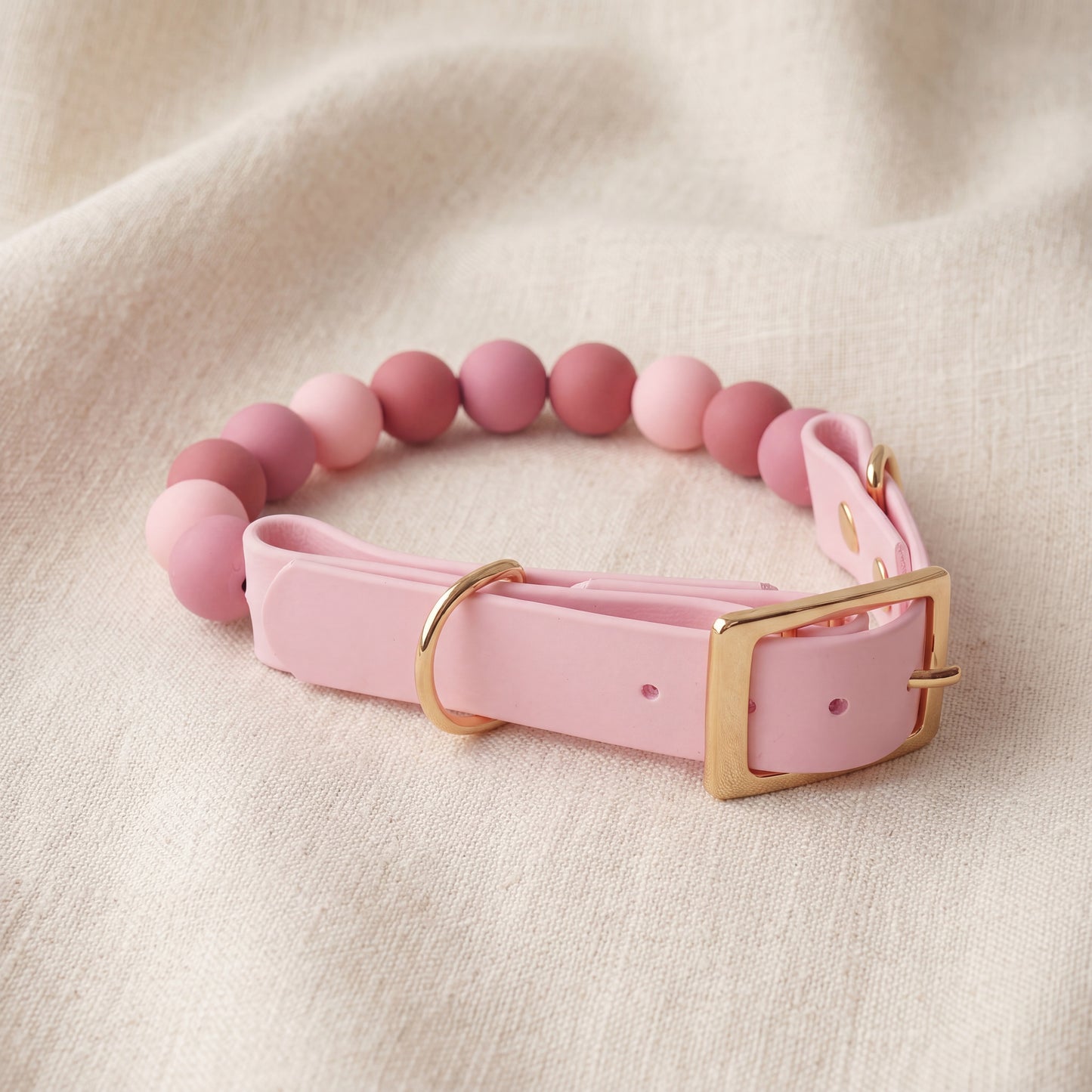 Rosé — Bows & Paws Collar