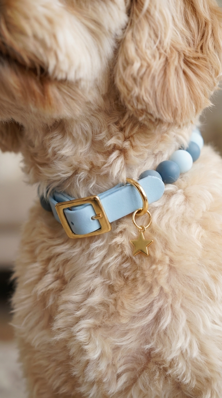 Sky Breeze — Bows & Paws Collar